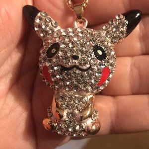 White pikacho necklace